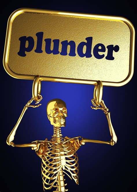 plunder dan word|plunder large room say.